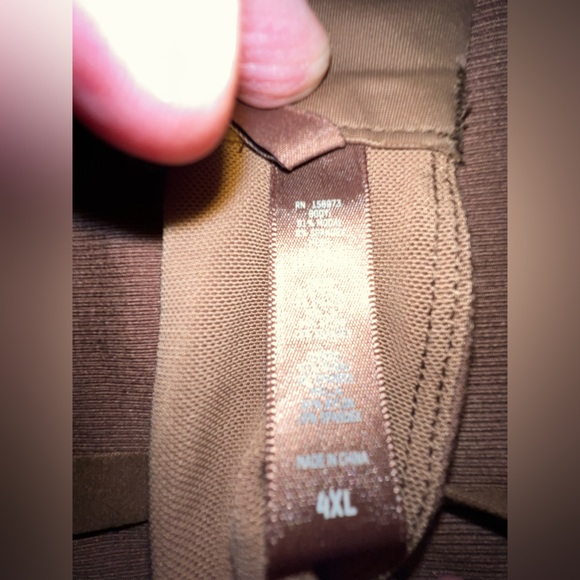 SKIMS Brown Ribbed Tank BRA SIZE 4XL- fits like XL- NWOT - Picture 5 of 5